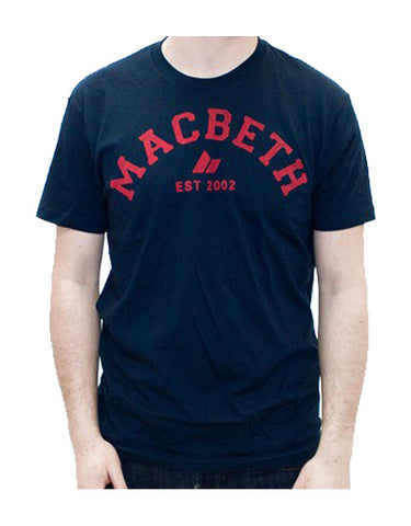 Macbeth Varsity Navy T-Shirt