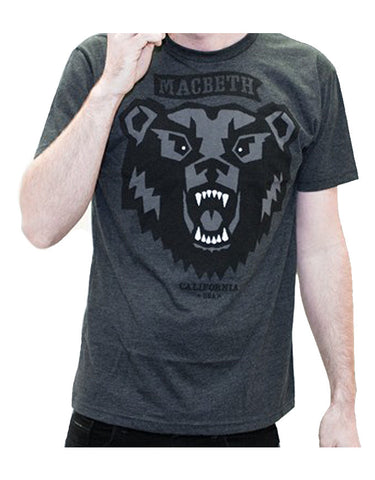 Macbeth Growl Heather Charcoal T-Shirt