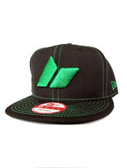 NEW ERA SNAPBACK GREEN LOGO