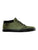 Hensley Military Green/Black Waxed Suede