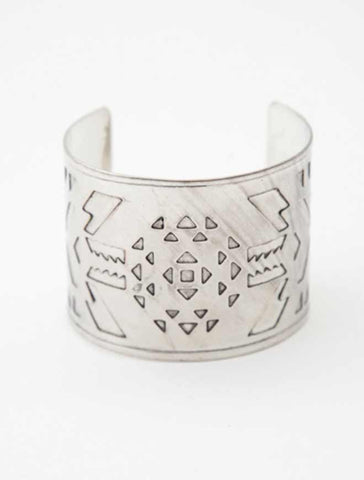OBEY THE HORIZON BRACELET ANTIQUE SILVER